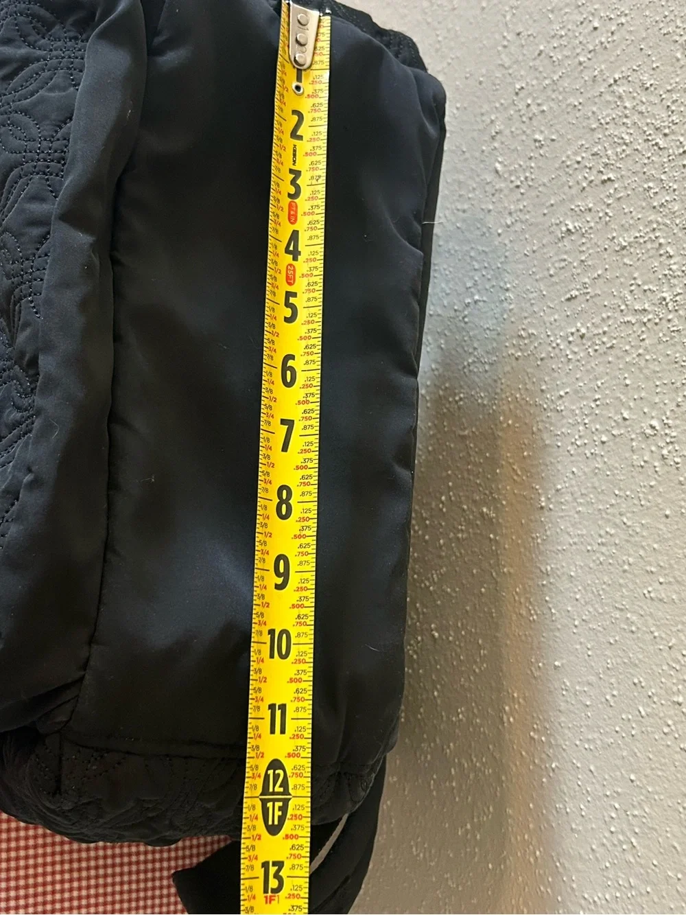 Carter's Black Quilted Backpack with Front Zip Pocket Child Of Mine